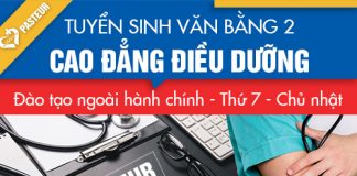 Học phí Văn bằng 2 Cao đẳng Dược Pasteur TP.HCM năm 2018